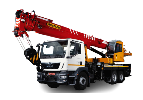 SANY SPC320  Cranes with 201-300 HP Range & Has Cranes Type